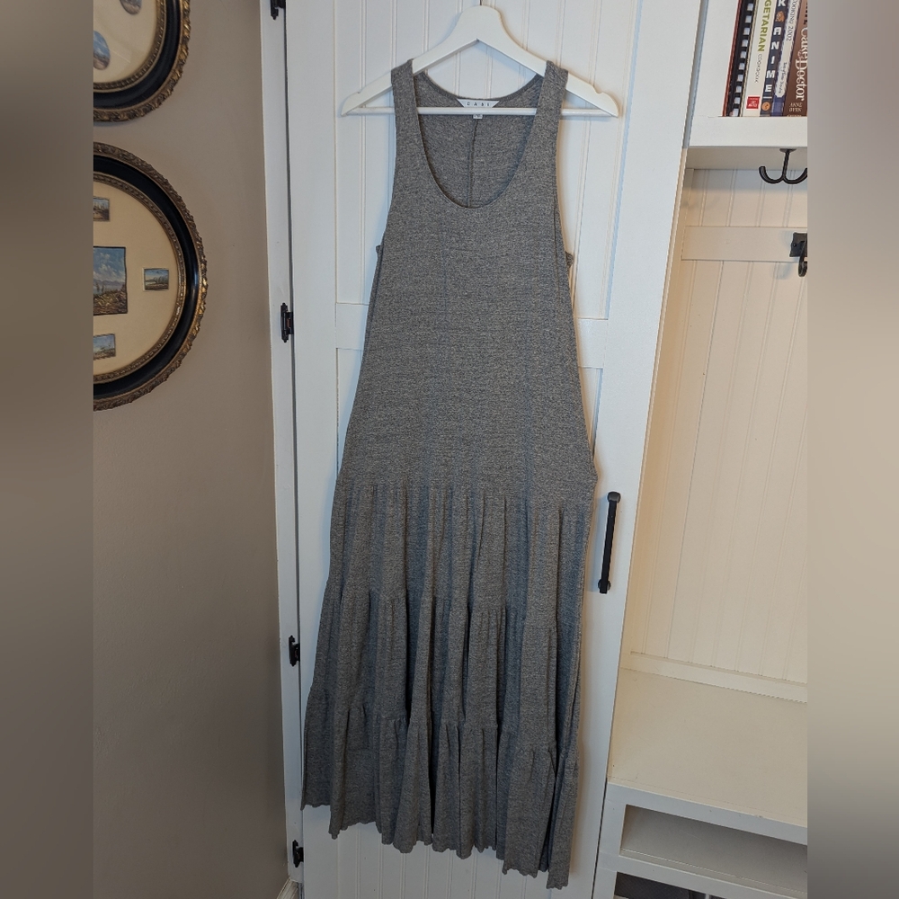CAbi Charcoal Sleeveless Maxi Dress
